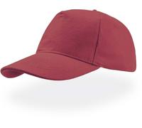 Atlantis Unisex 5-Panel Baseball Kappe 'Liberty Five Buckle' Klassische Cap LIFB red one size