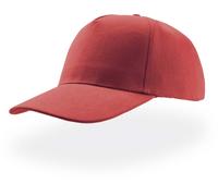 Atlantis Unisex 5-Panel Baseball Kappe 'Liberty Five' Klassische Cap LIFV red one size
