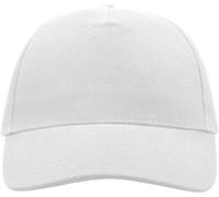 Atlantis Unisex 5-Panel Baseball Kappe 'Liberty Five' Klassische Cap LIFV white one size