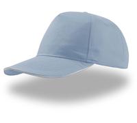 Atlantis Unisex 5-Panel Kappe 'Start Five Sandwich' Klassische Cap SFSW light blue/white one size