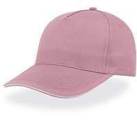 Atlantis Unisex 5-Panel Kappe 'Start Five Sandwich' Klassische Cap SFSW pink/white one size
