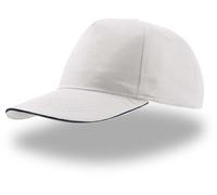Atlantis Start Five Sandwich Cap, One Size, White