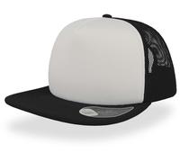 Atlantis Unisex 5-Panel Mesh Kappe mit flachem Schild Netz Cap SN90
