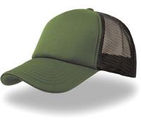 Atlantis Unisex 5-Panel Mesh Kappe Netz Cap RAPP olive/black/olive one size