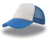 Atlantis Land Trucker-Kappe Original Unisex 5-Panel Mesh Weiß/Royal Einheitsgröße