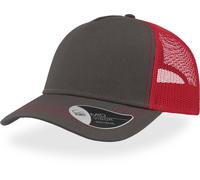 Atlantis Unisex 5-Panel Mesh Kappe 'Rapper Canvas' Klassische Cap RCAN