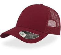 Atlantis Unisex 5-Panel Trucker Kappe 'Rapper' Netz Cap RAPC burgundy/burgundy one size