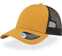 ATLANTIS HEADWEAR RAPPER COTTON MUSTARD/BLACK