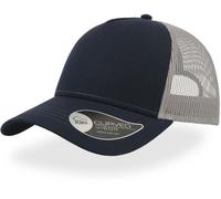 Atlantis Unisex 5-Panel Trucker Kappe 'Rapper' Netz Cap RAPC navy/grey one size