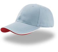 Atlantis - Zoom Piping Sandwich Cap Light Blue - Gr. - One Size