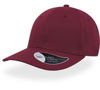 Atlantis Unisex 6-Panel Baseball Kappe 'Pitcher' Klassische Cap PITB burgundy/grey L/XL
