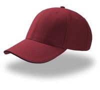 Atlantis Unisex 6-Panel Baseball Kappe 'Sport Sandwich' Klassische Cap SPSA burgundy/navy one size