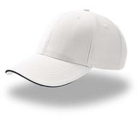 AT612 Atlantis Sport Sandwich Cap White One Size