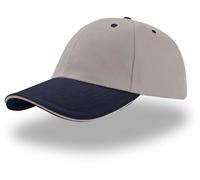 AT610 Atlantis Liberty Sandwich Cap Grey One Size
