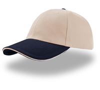 AT610 Atlantis Liberty Sandwich Cap Natural One Size