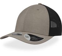 Atlantis Unisex 6-Panel Mesh Kappe Netz Cap WHIP grey melange one size