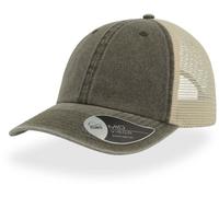 Atlantis Unisex 6-Panel Trucker Kappe Netz Cap CASE olive/stone one size
