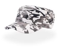 Atlantis Unisex Military Kappe 'Uniform' Abenteuer Cap UNIF camouflage white one size