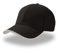 AT602 Atlantis Pilot Piping Sandwich Cap Black One Size