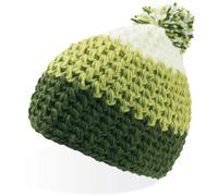Atlantis Unisex Strickmütze mit Pompon 'Everest Beanie' Bommel-Mütze EVER olive/green/white one size