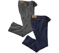 ATLAS FOR MEN - 2er-Pack Regular-Jeans „Stretch Komfort“ - 64