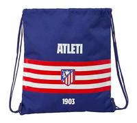 safta ATLÉTICO DE MADRID Rucksack, flach, groß, ideal für Kinder verschiedener Altersgruppen, bequem und vielseitig, Qualität und Widerstandsfähigkeit, 35 x 40 cm