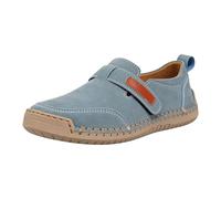 Atmungsaktive Damen Slipper mit Flexibler Sohle für bequemes Gehen in der Freizeit (Blue, 42)