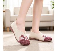 Atmungsaktive Damen-Wanderschuhe, gestrickt, zum Reinschlüpfen, Rot/Ausflug, einfarbig (Getaway Solids), 40 EU