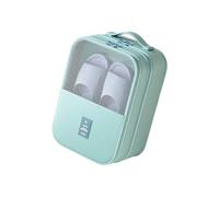 Atmungsaktive Netz-Reise-Schuhtasche mit verstärkten Griffen, schnell trocknendes Polyestergewebe, mehrschichtige Organisation für Laufschuhe und Sneaker, belüftete Schuhtasche für Sportschuhe, grün