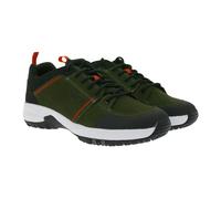 Atmungsaktiver ALPINA Opal Damen & Herren Trekking-Schuhe Wander-Sneaker Outdoor-Schuhe 627G-3K Olivgrün/Schwarz 36