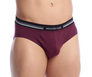 Atmungsaktiver Herren-Slip mit anatomischer Vorderseite aus Stoff A077H L