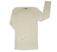 Atmungsaktives Wolle Seide Shirt ungefärbt 128