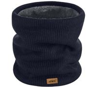 ATNKE Winter Warm Halsschlauch Verdicken Sie Winddichte Schals Staub Gesichts Maske Ski Doppel Lagen Fleece Gefüttert Strick Schal Geschenke für Männer und Frauen/Navy