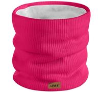 ATNKE Winter Warm Halsschlauch Verdicken Sie Winddichte Schals Staub Gesichts Maske Ski Doppel Lagen Fleece Gefüttert Strick Schal Geschenke für Männer und Frauen/Rose Red