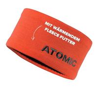 ATOMIC ALPS Headband - Coral Fluo - Stirnband für Profiathleten - Ohrenschützer mit integriertem Schweißband - Bequeme Ohrenwärmer im ATOMIC-Design - Stirnbänder für den Sport