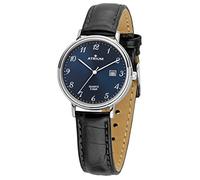 Atrium Damen-Armbanduhr Analog Quarz Edelstahl Datum Leder blaues Zifferblatt 5 bar A29-15