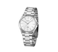 Atrium Damen-Armbanduhr Edelstahl Analog Quarz 10 bar Saphirglas mit Edelstahl Armband silberfarben weiß A34-30