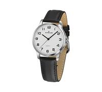 Atrium Damen-Armbanduhr sehr deutlich silberfarben Quarz 3 Bar Lederband A37-10