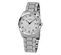 Atrium Herren-Armbanduhr Edelstahl Saphirglas Analog Quarz 10 bar mit Datum und Edelstahl Armband Silberfarben A42-30