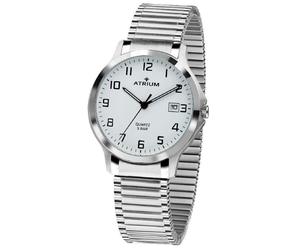 Atrium - Herrenarmbanduhr Atrium A12-50 mit flexiblen Zugarmband und Datumsanzeige