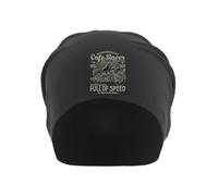 Atspauda Custom Motorcycle Cafe Racer London Street Unisex dünne Baumwolle Slouch Beanie schwarz, Schwarz , Einheitsgröße