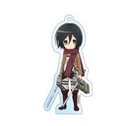 Attack on Titan Acryl Schlüsselanhänger Mikasa Holographic 8 cm