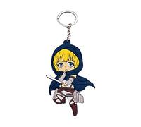 Attack on Titan AOT SNK Shingeki no Kyojin Armin Arlert PVC Schlüsselanhänger Schlüsselring doppelseitig Figur - 8 cm