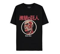 Attack on Titan - Men's Short Sleeved T-Shirt Black-S