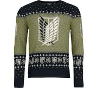 Attack On Titan Rebel Squad Männer Weihnachtspullover Multicolor M