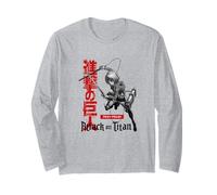 Attack on Titan Season 3 Armin with Kanji AOT Anime Langarmshirt