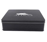 Atticus - Crow Logo Tin Set - Offizielle Herren-T-Shirt + Beanie & CD - Weiß, M