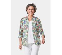 Attraktives Set aus Spitzenbluse und Jerseytop bunt 46