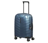 Samsonite Attrix Spinner 55/20 Exp Steel Blue Koffer mit 4 Rollen Weichgepäck