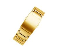 ATYJMOK 22m 24mm 26mm 28mm 30mm Metall-Edelstahl-Herrenarmband, geeignet for DIESEL DZ7395 4476 4496(A golden,22mm)